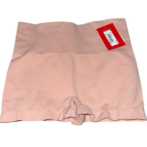 SPANX High Waist Pink Seamless Shorts - Picture 1 of 3